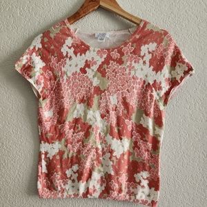 Ann Taylor Loft Floral Top Size Medium
